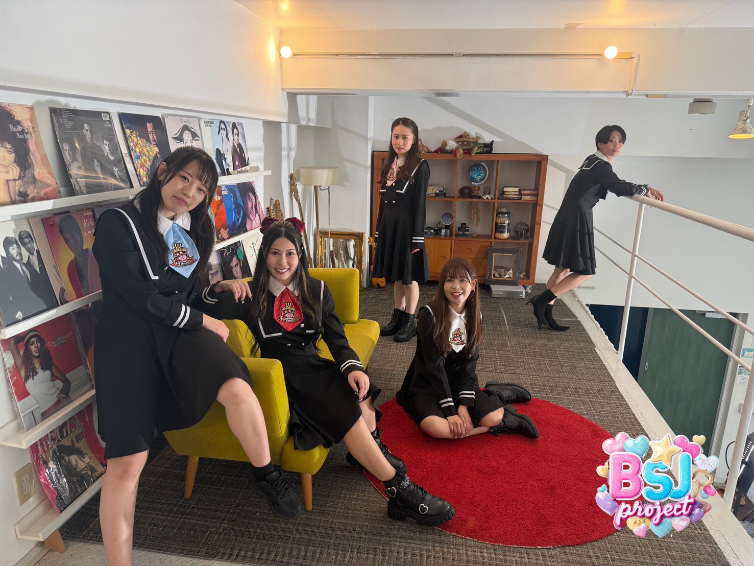 応援☆少女 集合写真 スタジオ